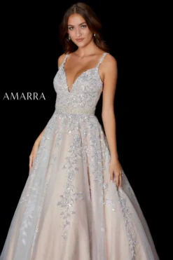V-neck Prom Dress Amarra 20131