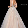 Plunging V-neck Prom Dress Amarra 20404