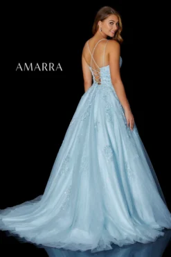 Scoop Neckline Prom Dress Amarra 87217