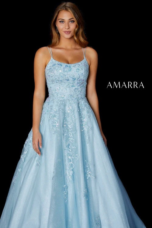 Scoop Neckline Prom Dress Amarra 87217 2 Scoop Neckline Prom Dress Amarra 87217 - Image 2