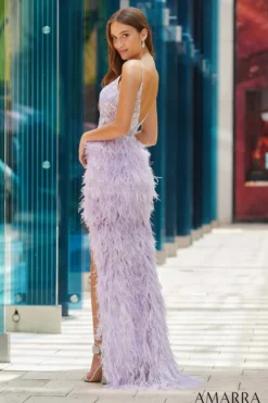 V-neck Amarra Prom Dress 88542