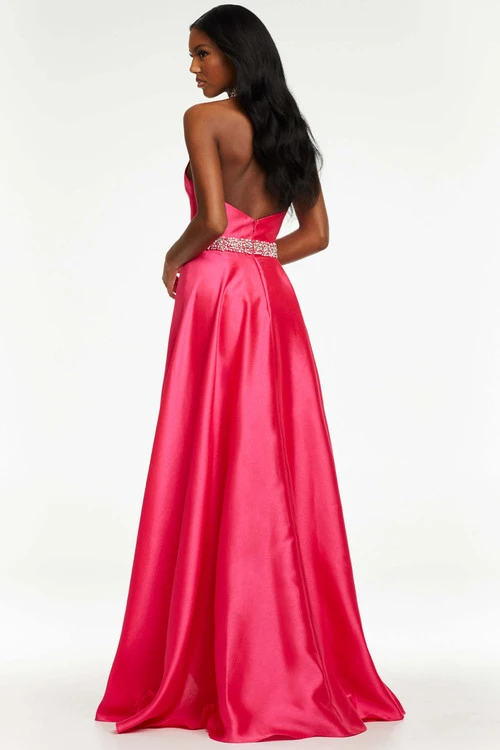 Beaded Choker Neckline Ashley Lauren Pageant Dress 11148 4 Beaded Choker Neckline Ashley Lauren Pageant Dress 11148 - Image 4