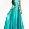 Beaded Choker Neckline Ashley Lauren Pageant Dress 11148
