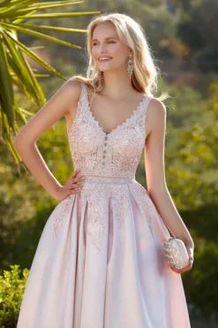 ALYCE PARIS A-Line Mikado Alyce Prom Dress 61080