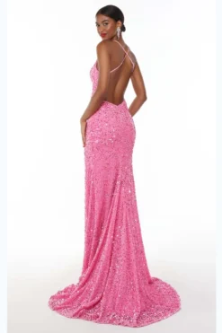 ALYCE PARIS Beaded Fitted Alyce Prom Dress 61254