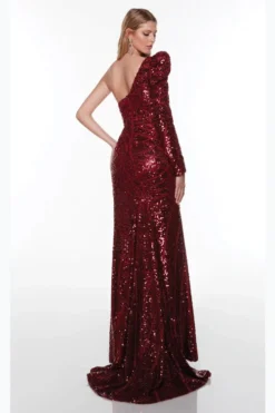 ALYCE PARIS One Shoulder Alyce Prom Dress 61261