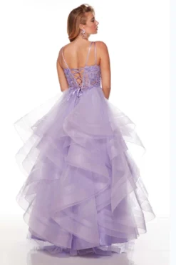 ALYCE PARIS Ruffled Tulle Alyce Prom Dress 61302