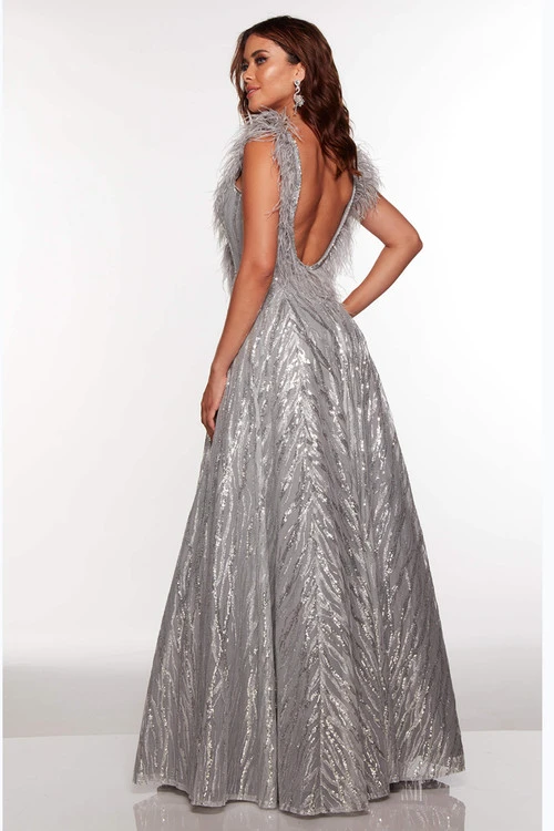 ALYCE PARIS Plunging V-Neck Alyce Prom Dress 61311 1 ALYCE PARIS Plunging V-Neck Alyce Prom Dress 61311