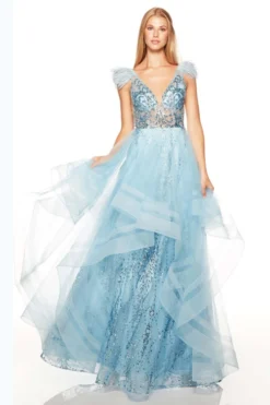 ALYCE PARIS Sequin Tulle Alyce Prom Dress 61316 -Fashion Dress Shop alyce 61316 a 19413.1673574803