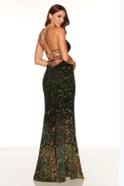ALYCE PARIS Sequin Sheath Alyce Prom Dress 61338