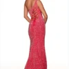 ALYCE PARIS Ruched Sequin Alyce Prom Dress 61346