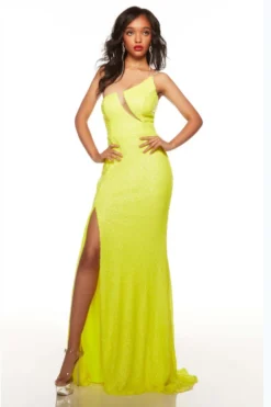 ALYCE PARIS One Shoulder Alyce Prom Dress 61348