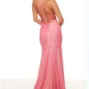 ALYCE PARIS Ruched V-Neck Alyce Prom Dress 61362