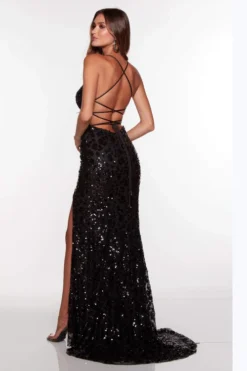 ALYCE PARIS V-Neck Beaded Alyce Prom Dress 61377