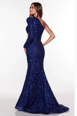 ALYCE PARIS Long Sleeve Alyce Prom Dress 61394