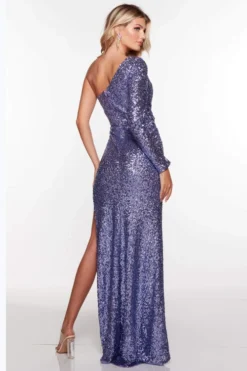 ALYCE PARIS Long Sleeve Alyce Prom Dress 61395