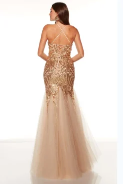 ALYCE PARIS Sheath Beaded Alyce Prom Dress 61411