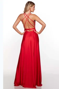 ALYCE PARIS Pleaded Bust Alyce Prom Dress 61463
