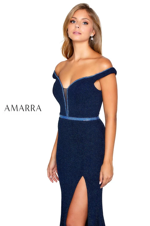 Shimmering Jersey Prom Dress Amarra 20153 1 Shimmering Jersey Prom Dress Amarra 20153