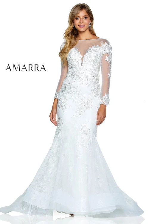 Floral Appliquéd Prom Dress Amarra 20253 1 Floral Appliquéd Prom Dress Amarra 20253