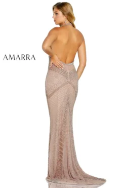 Fitted Beaded Prom Dress Amarra 20904