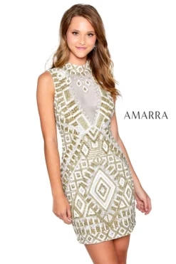 Aztec Patterned Prom Dress Amarra 20908