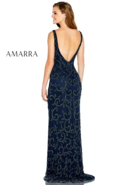 Slim Flare Beaded Prom Dress Amarra 20910 -Fashion Dress Shop amarra 20910 c 60513.1576947701