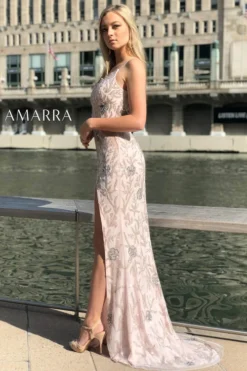 Beaded Embroidery Prom Dress Amarra 20935