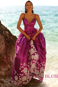 Ball Gown Blush Prom Dress 5875