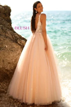 Ball Gown Blush Prom Dress 5880
