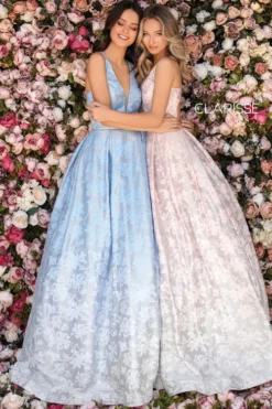 Floral Printed Prom Dress Clarisse 8137 5 Floral Printed Prom Dress Clarisse 8137 -Fashion Dress Shop clarisse 8137 a 66641.1576986037