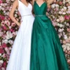 V-Neckline Prom Ball Gown Clarisse 8194