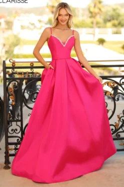 Mikado A-Line Prom Dress Clarisse 8199 10 Mikado A-Line Prom Dress Clarisse 8199 -Fashion Dress Shop clarisse 8199 4 16416.1668199396