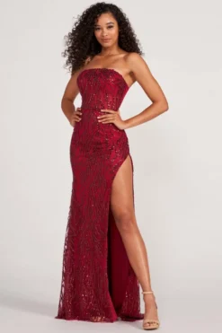 Sparkling Slit Colette By Mon Cheri Prom Dress CL2082 -Fashion Dress Shop colette CL2082 a 67014.1669667045
