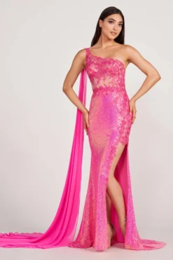 One Shoulder Ellie Wilde Prom Dress EW34020 -Fashion Dress Shop ellie EW34020 a 28146.1668710601