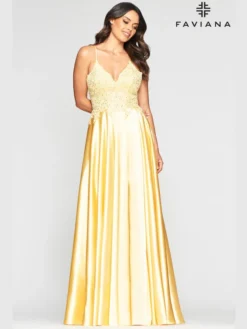 A-line Faviana Prom Dress S10400 -Fashion Dress Shop faviana S10400 e 61278.1641076194