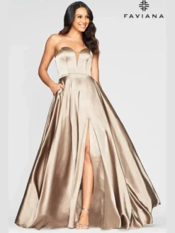 A-line Faviana Prom Dress S10428 -Fashion Dress Shop faviana S10428 b 54290.1575603581