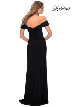 Jersey Fitted Prom Dress La Femme 28389 7 Jersey Fitted Prom Dress La Femme 28389 -Fashion Dress Shop femme 28389 b 18577.1577294738