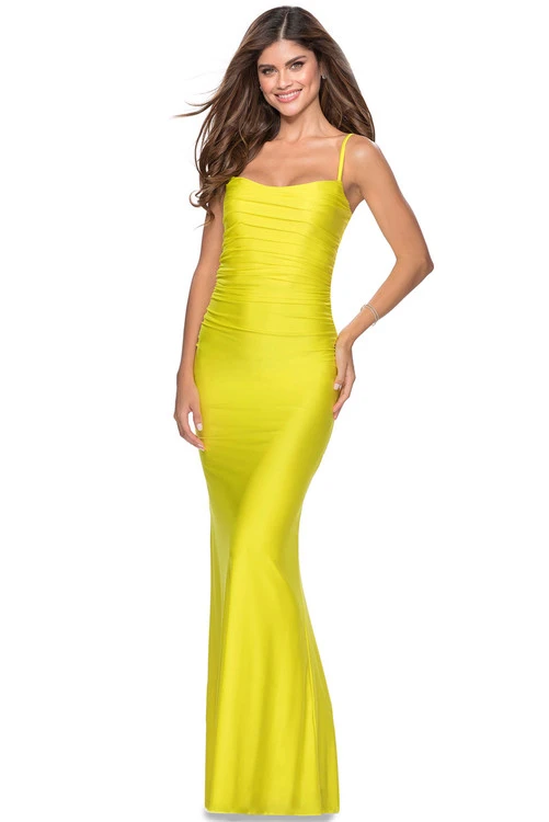 Metallic Jersey Prom Dress La Femme 28398 6 Metallic Jersey Prom Dress La Femme 28398 - Image 6