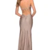Metallic Jersey Prom Dress La Femme 28398