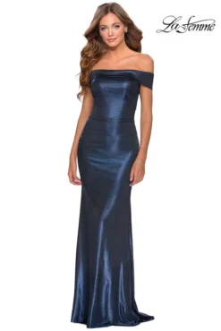 Off The Shoulder La Femme Prom Dress 28740