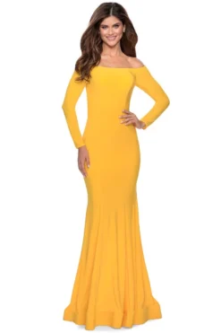 Off The Shoulder La Femme Prom Dress 28754 -Fashion Dress Shop femme 28754 a 02324.1577293054