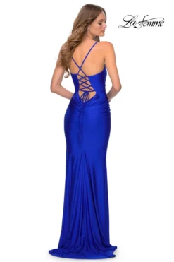 V-neck La Femme Prom Dress 28984