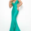Plunging V-neck Jasz Couture Prom Dress 7014