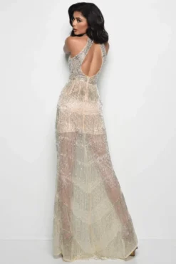 Halter Jasz Couture Prom Dress 7037