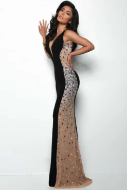 Open Back Jasz Couture Prom Dress 7078