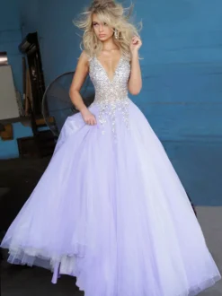 Crystal Bodice Prom Dress Jovani 65379