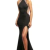 High Neckline Prom Dress Johnathan Kayne 2023