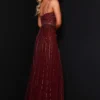 One Shoulder Johnathan Kayne Pageant Dress 2416