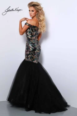 Off The Shoulder Sequin Johnathan Kayne Pageant Dress 2425